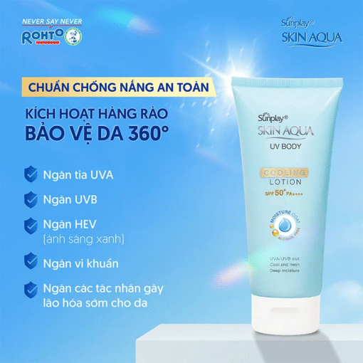 Kem Chống Nắng Sunplay Dưỡng Thể Mát Lạnh 150g - Hình ảnh 5
